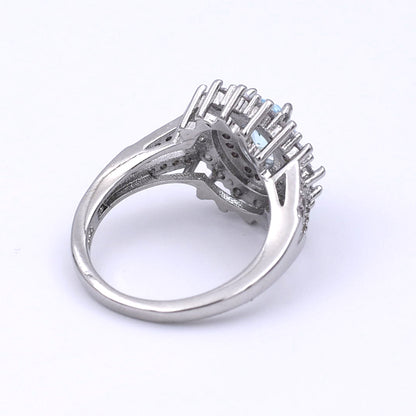Intricate Floral December Ring