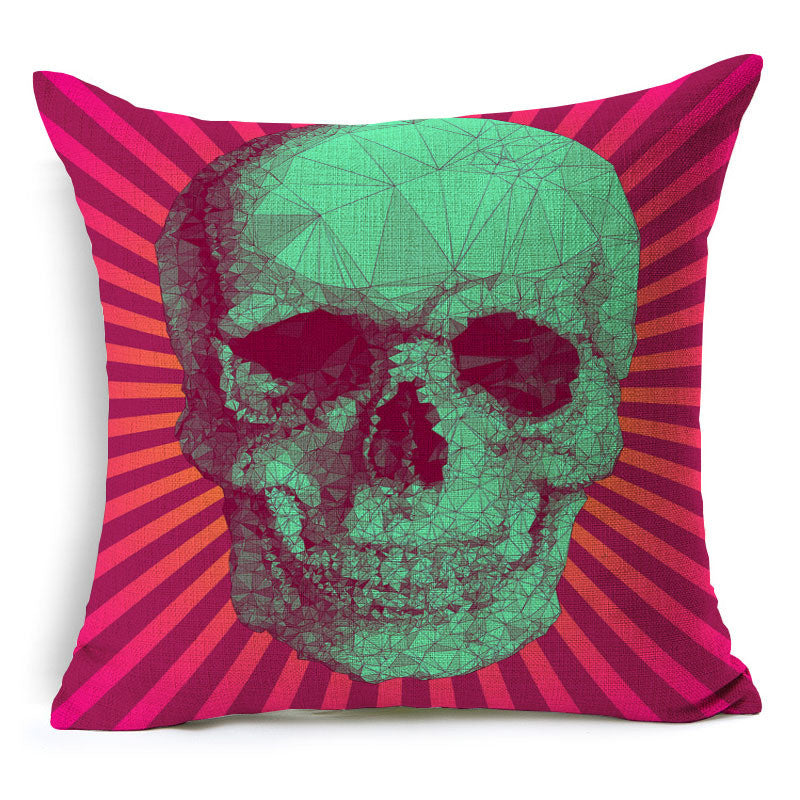 Ornate Skull Pillow Case