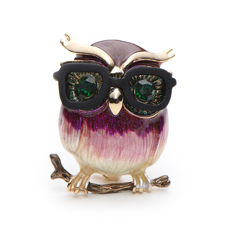 Retro Owl May Brooch