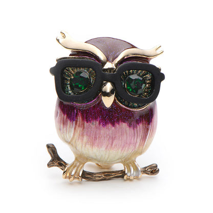 Retro Owl May Brooch