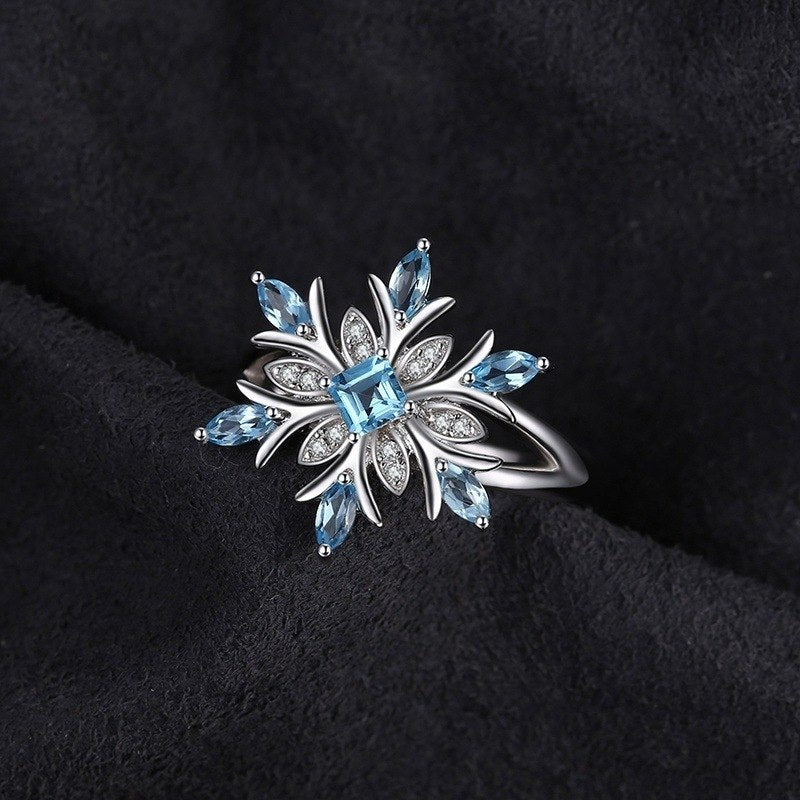 Snow crystal Ring