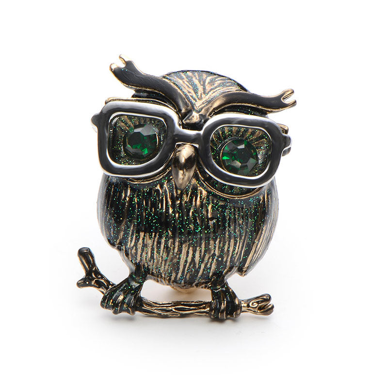 Retro Owl May Brooch