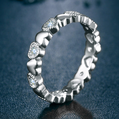 Infinity Heart Trail Ring