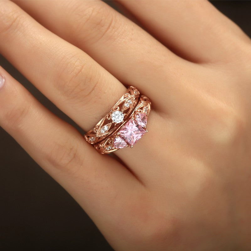 Dual Set October Birthstone Ring