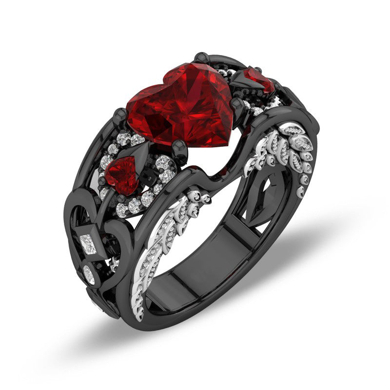 Angel-Wing Heart Series:  January Ring