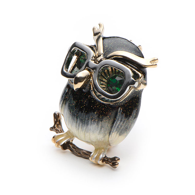 Retro Owl May Brooch