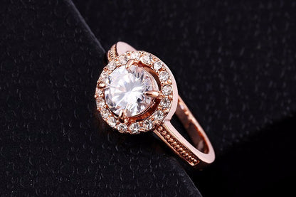 Elegant Gold April Ring