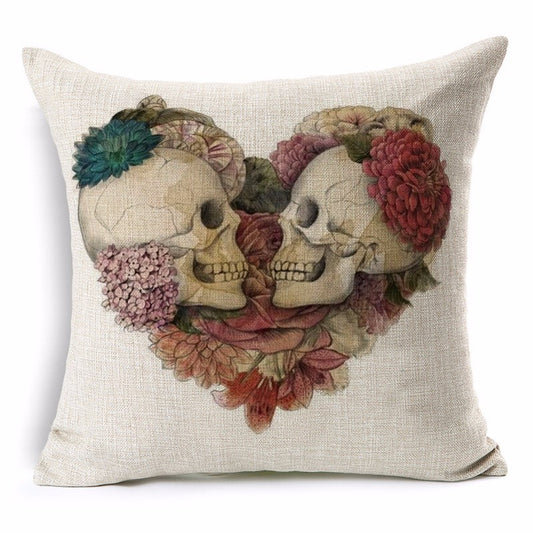 Ornate Skull Pillow Case