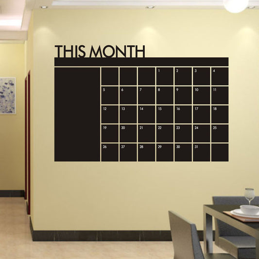 Reusable Monthly Planner Wall Sticker
