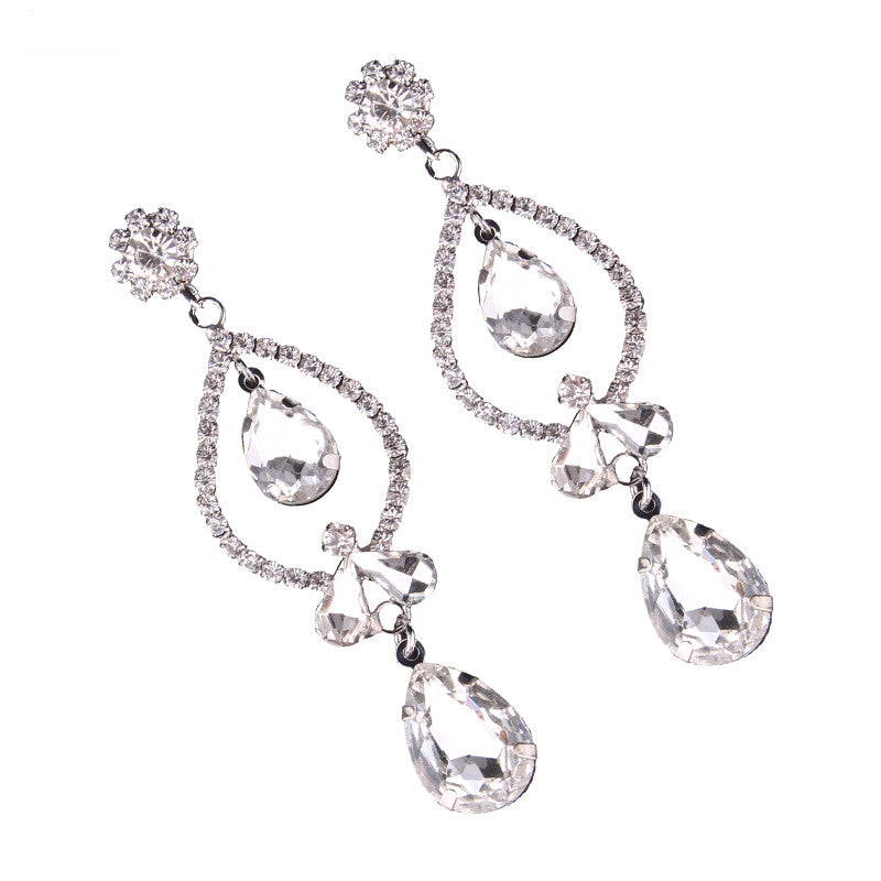Rainbow Topaz Droplet Earrings