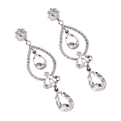 Rainbow Topaz Droplet Earrings
