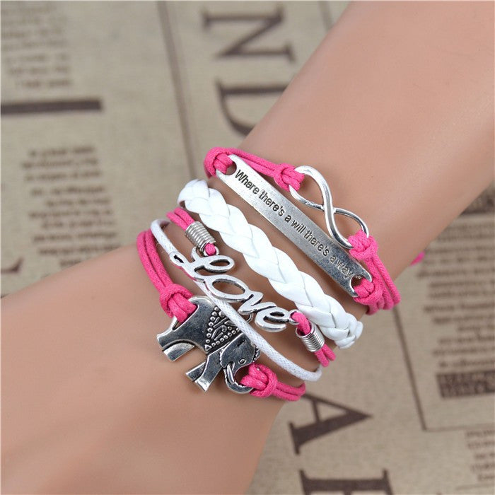 Beautiful Handmade multilayer Elephant bracelet