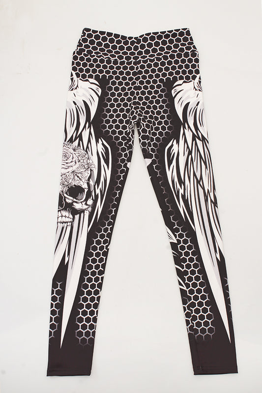 Skull & Petals Leggings