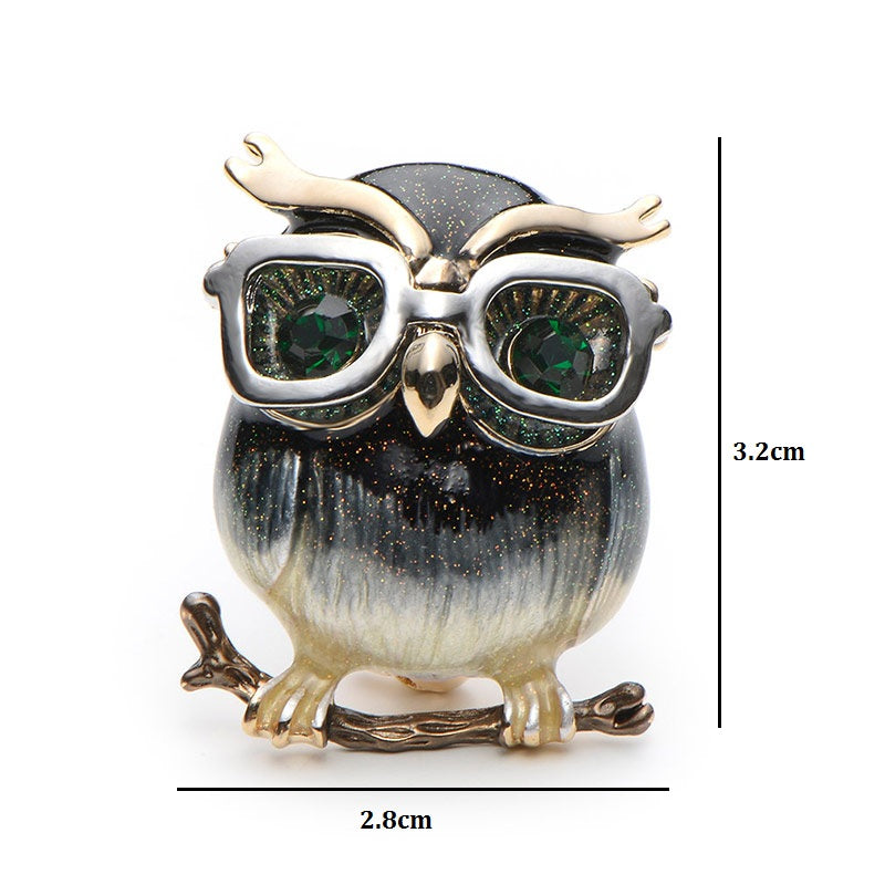 Retro Owl May Brooch