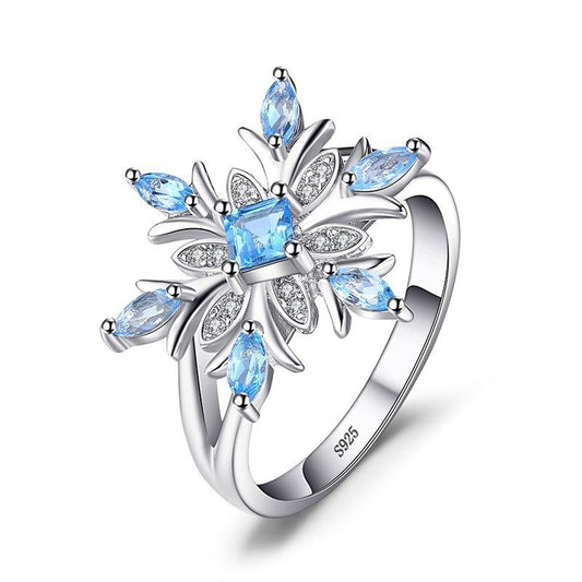 Snow crystal Ring