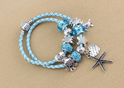 Ocean Lover Starfish & Turtle bracelet