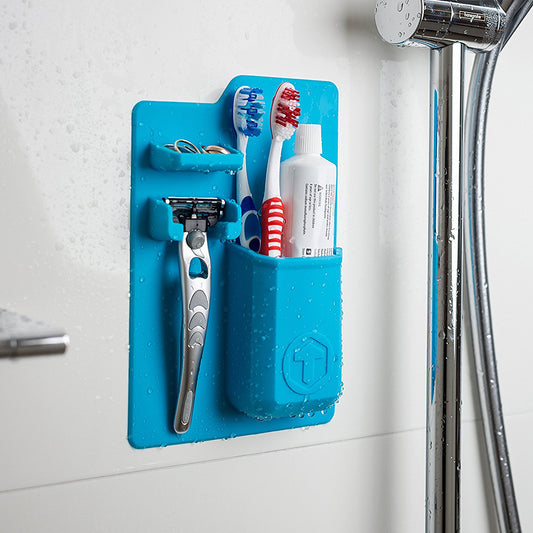 Silicone Wall Toothbrush & Shaver Holder