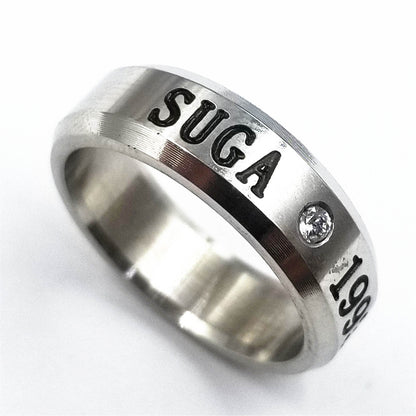Stainless Steel BTS Rings in 8 Styles