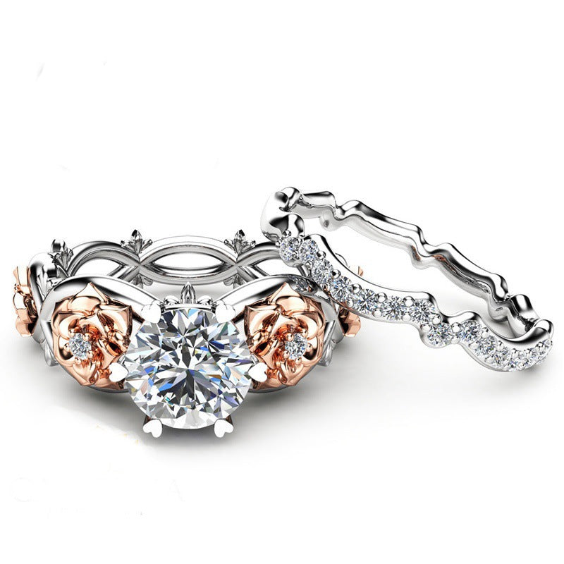 April Floral Birthstone Ring