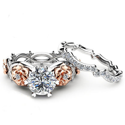April Floral Birthstone Ring