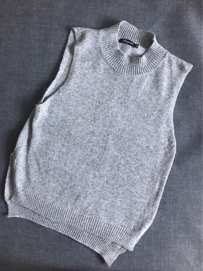 Autumn/Winter Cashmere Wool Sleeveless Vest