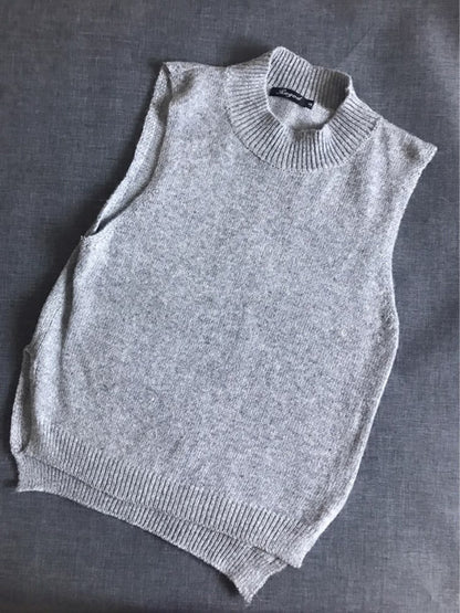 Autumn/Winter Cashmere Wool Sleeveless Vest