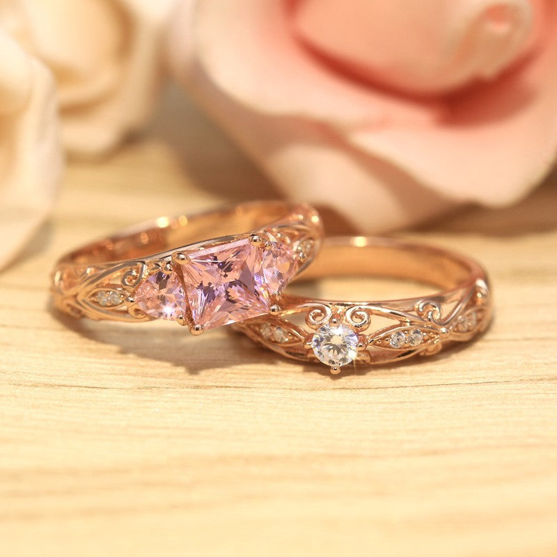 Dual Set October Birthstone Ring