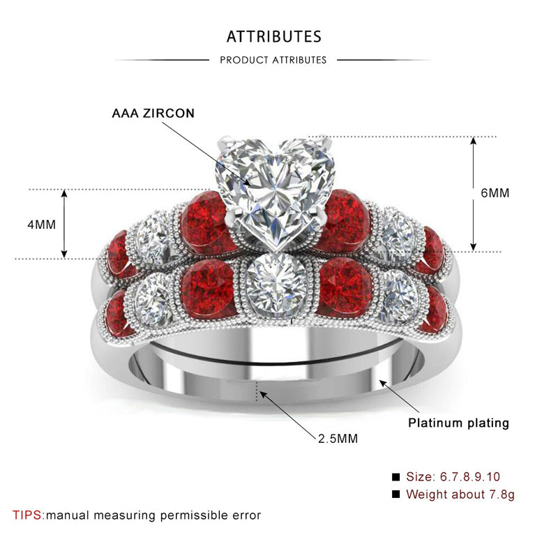 Queen Of Hearts April Ring