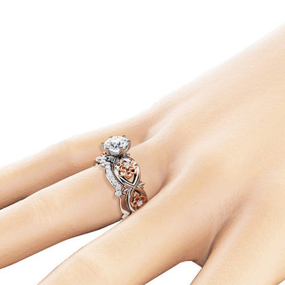 April Floral Birthstone Ring