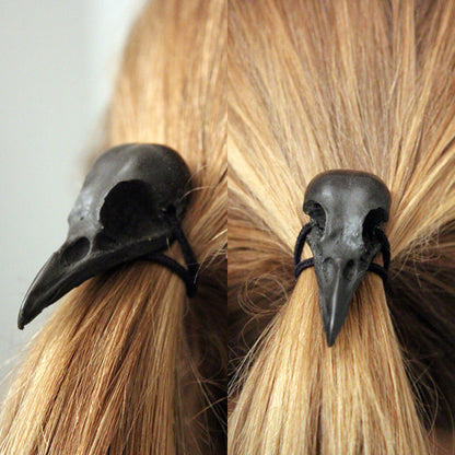 Norse Raven Skull Hairband