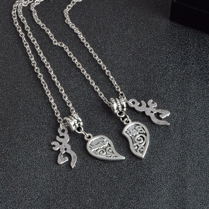 Best Friends Deer Necklace