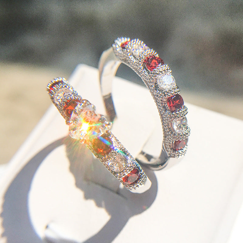 Queen Of Hearts April Ring