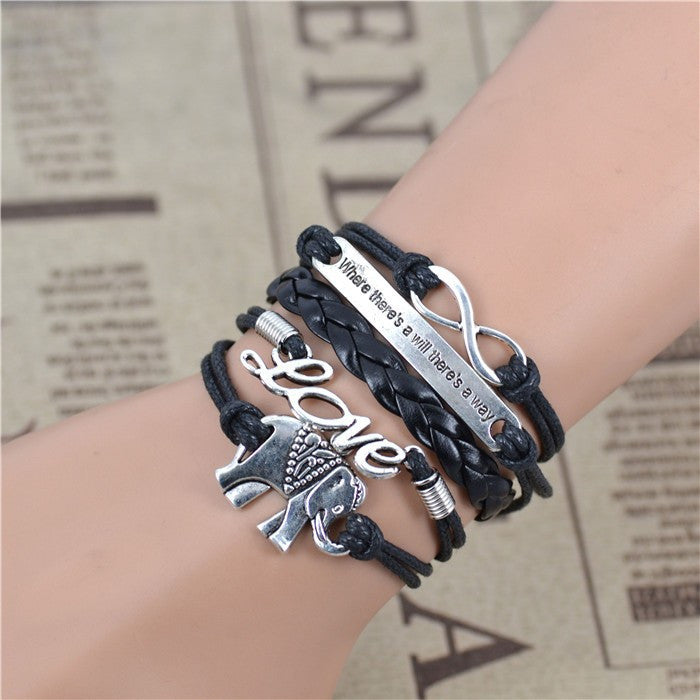 Beautiful Handmade multilayer Elephant bracelet