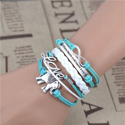 Beautiful Handmade multilayer Elephant bracelet