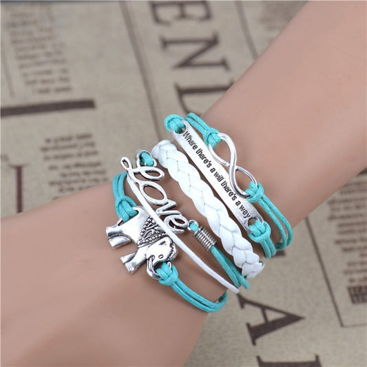 Beautiful Handmade multilayer Elephant bracelet