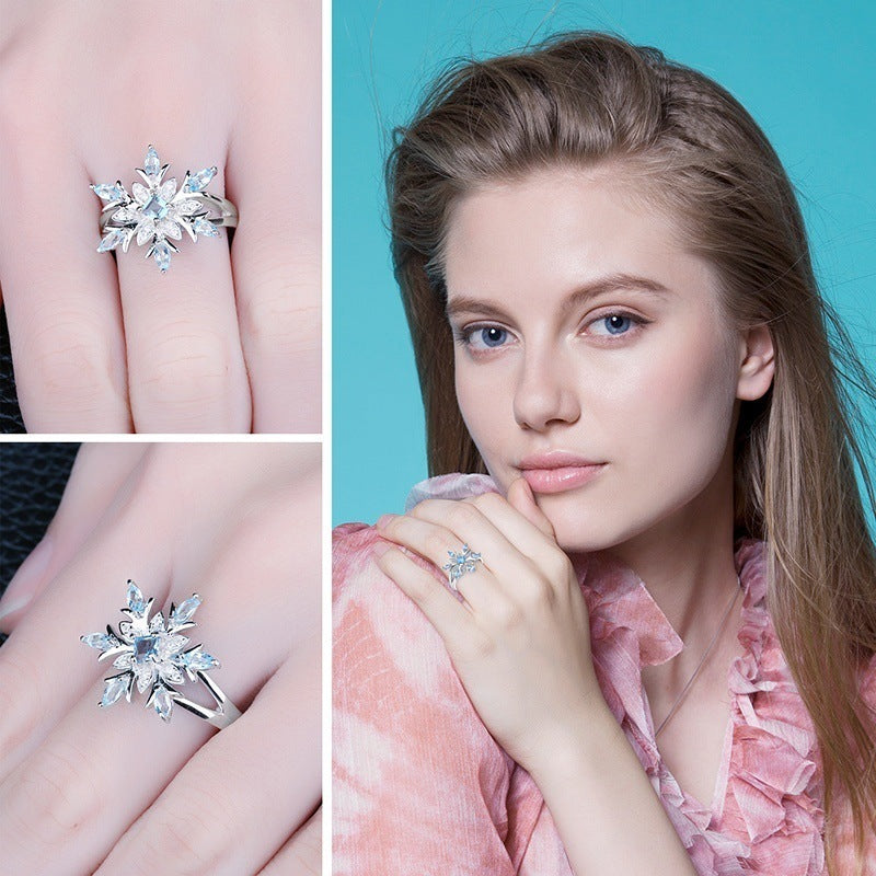 Snow crystal Ring