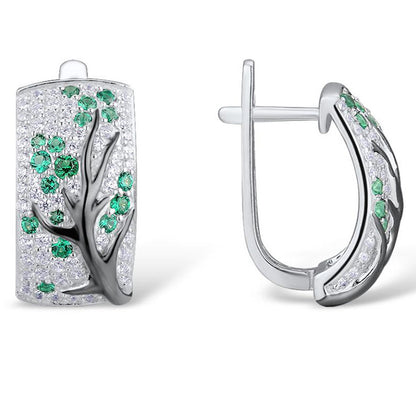 Sakura Birthstone Earrings