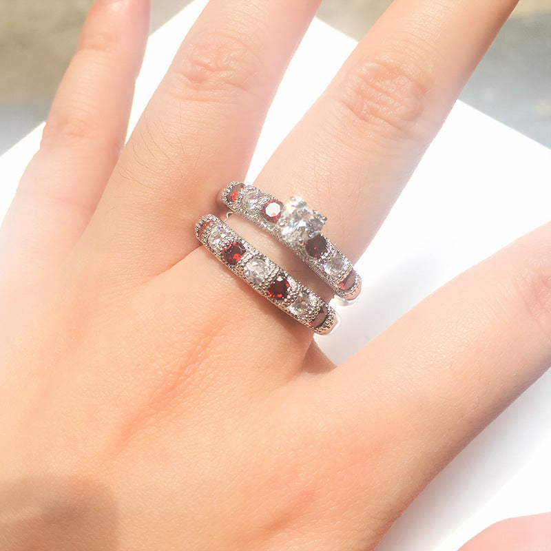 Queen Of Hearts April Ring