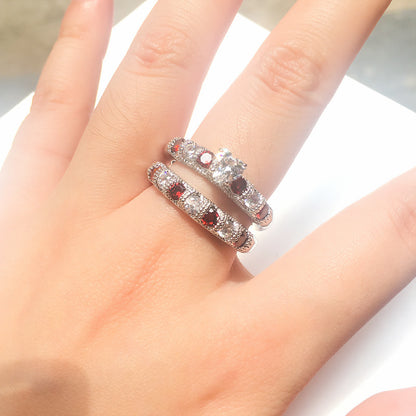 Queen Of Hearts April Ring