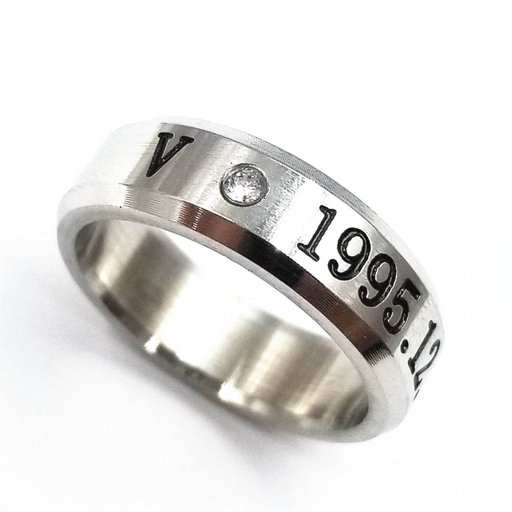 Stainless Steel BTS Rings in 8 Styles