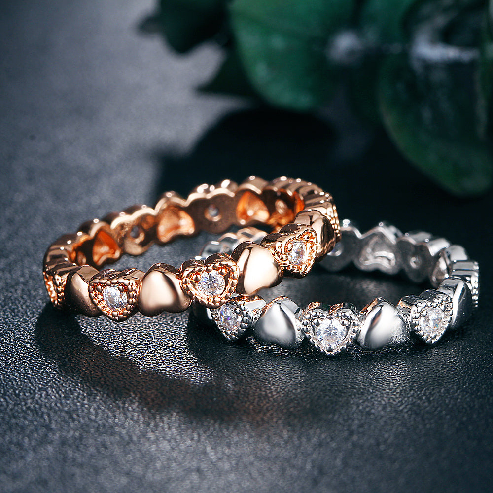 Infinity Heart Trail Ring