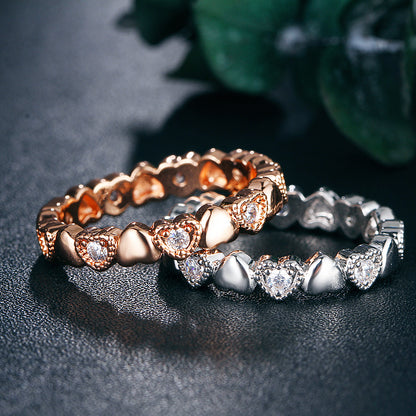 Infinity Heart Trail Ring