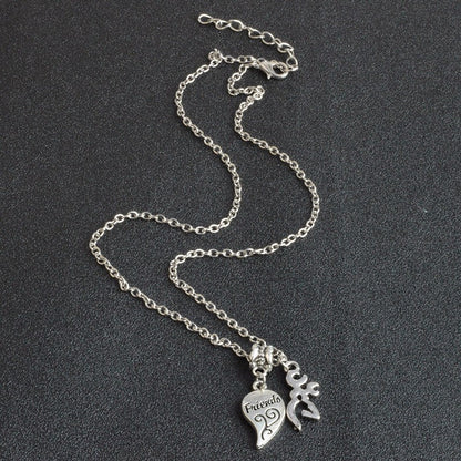 Best Friends Deer Necklace