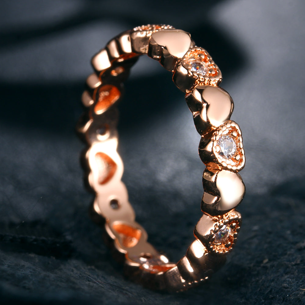 Infinity Heart Trail Ring