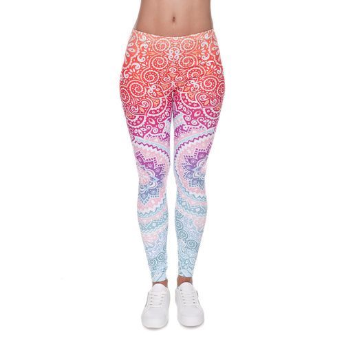 Aztec Round Ombre Leggins