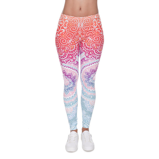 Aztec Round Ombre Leggins
