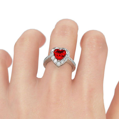 Beautiful Heart January Ring