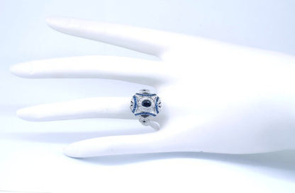 Majestic Royal Blue Shield Ring