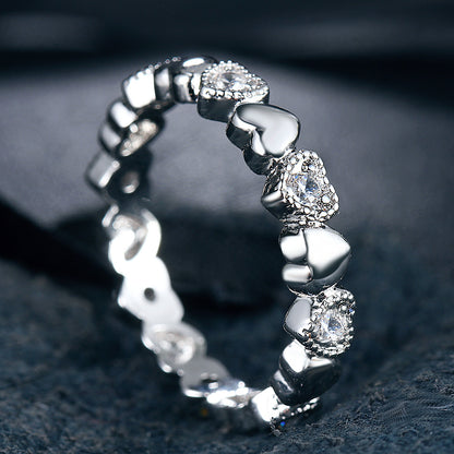 Infinity Heart Trail Ring