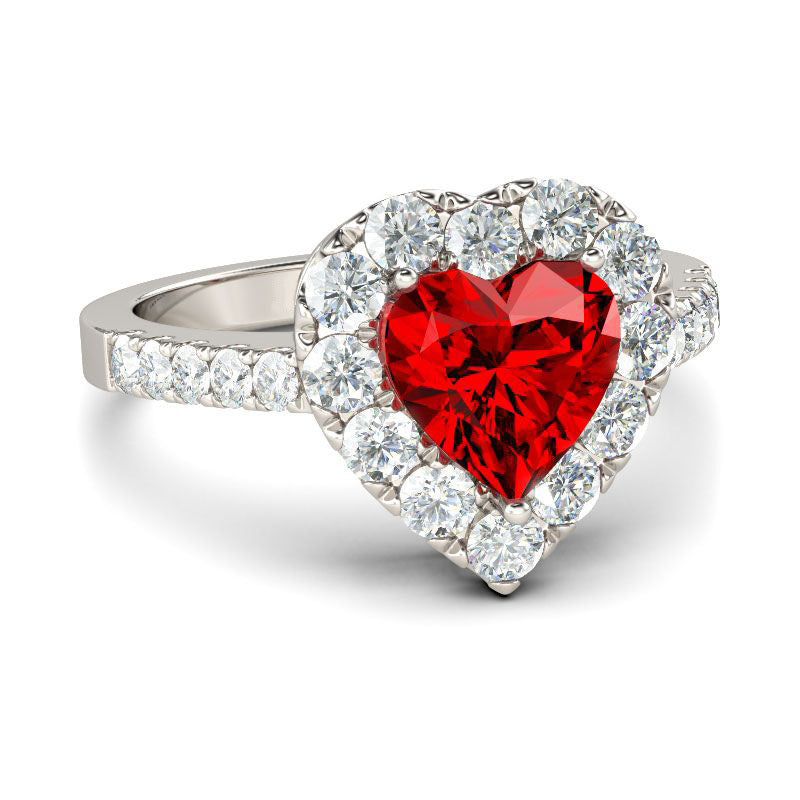 Beautiful Heart January Ring